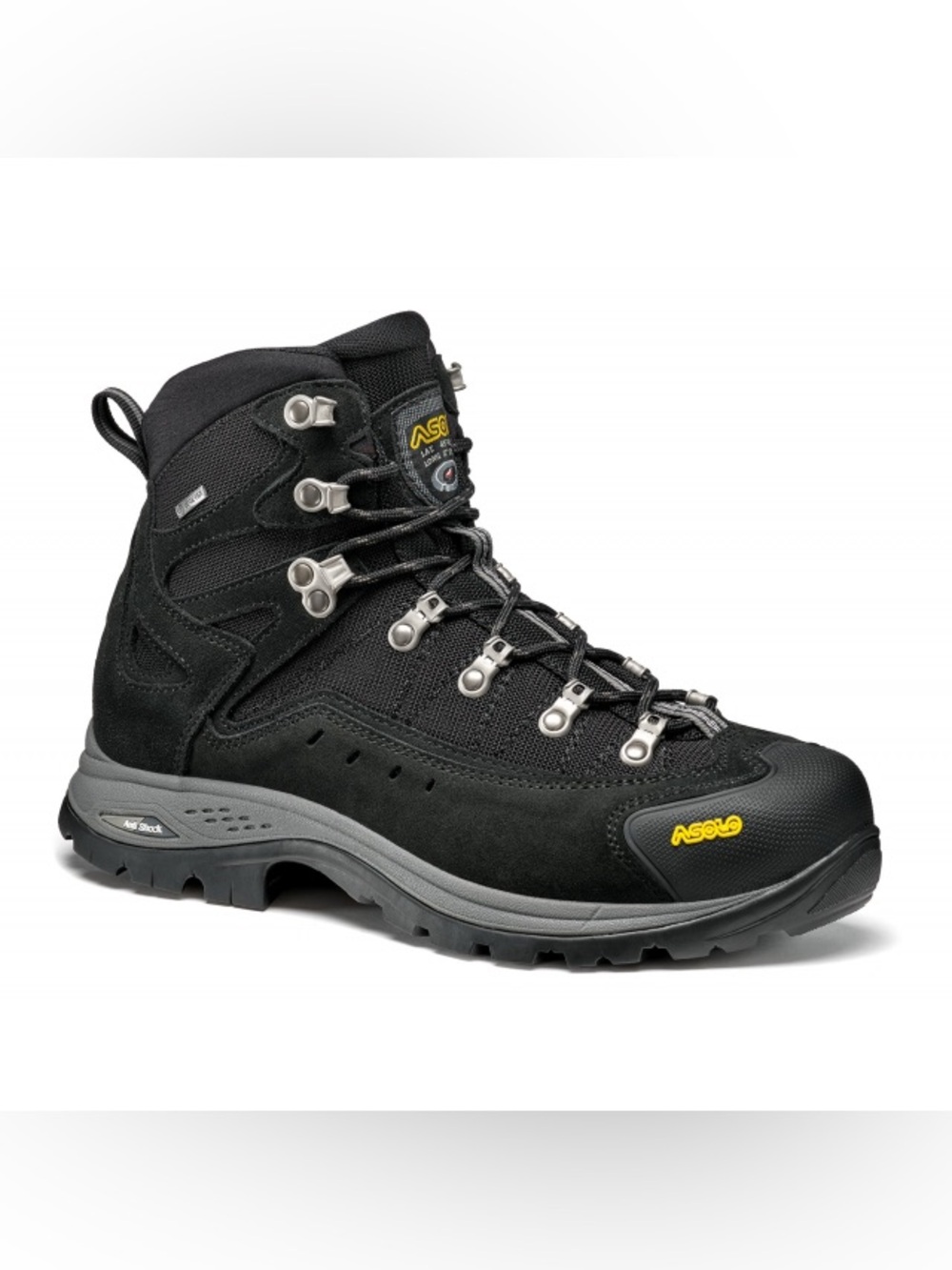 Asolo Men’s Discover GV Goretex Black Hiking Boots Size 12